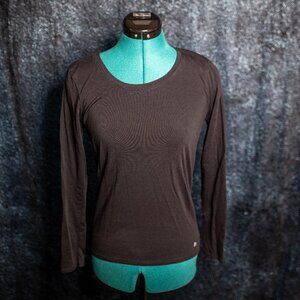 CLEARANCE Lucky Brand Black Long Sleeve Tee | Women’s Size M
